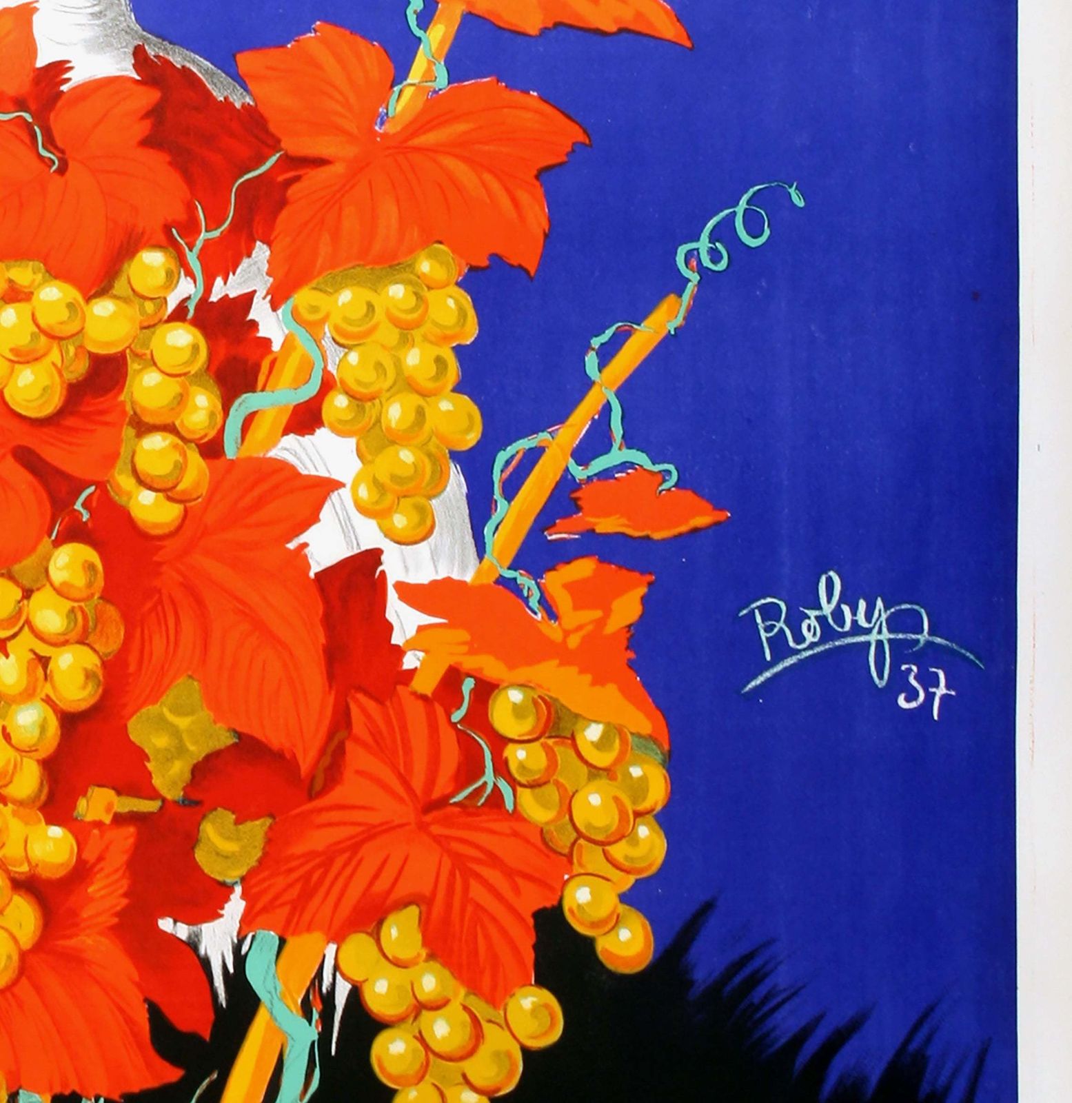 Kina Lillet 1937 French Vintage Alcohol Poster, Robys photo vinterior
