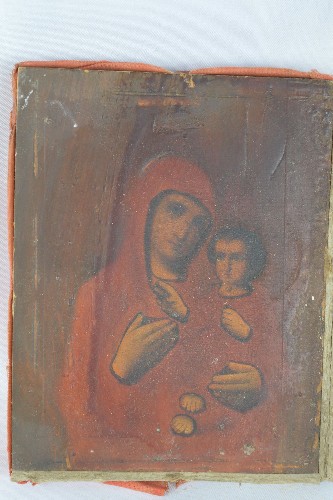 photo for sale Early 20th Century Russian Icon, Framed Oil On Wood Panel,C1910