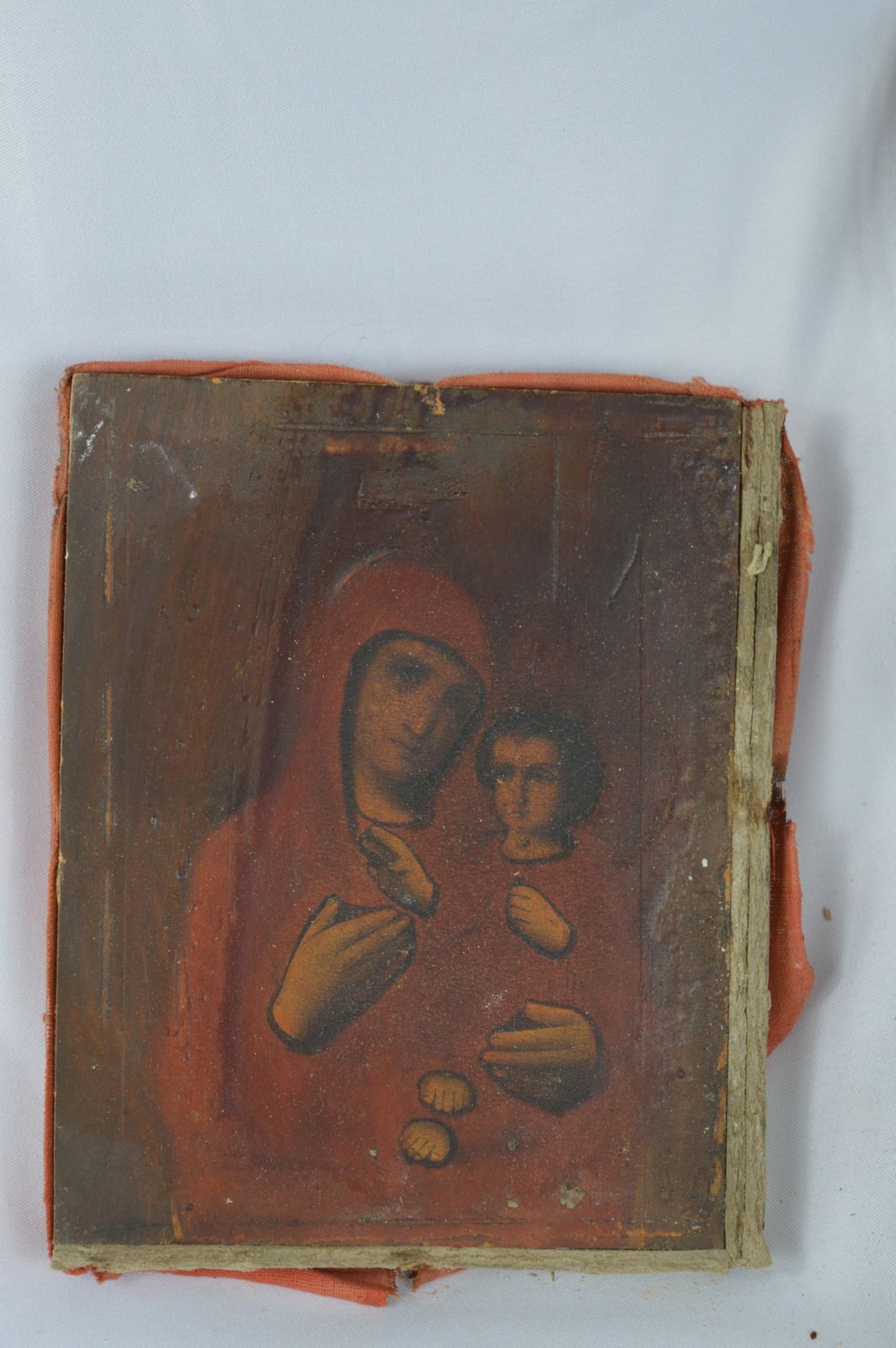 photo vinterior Early 20th Century Russian Icon, Framed Oil On Wood Panel,C1910