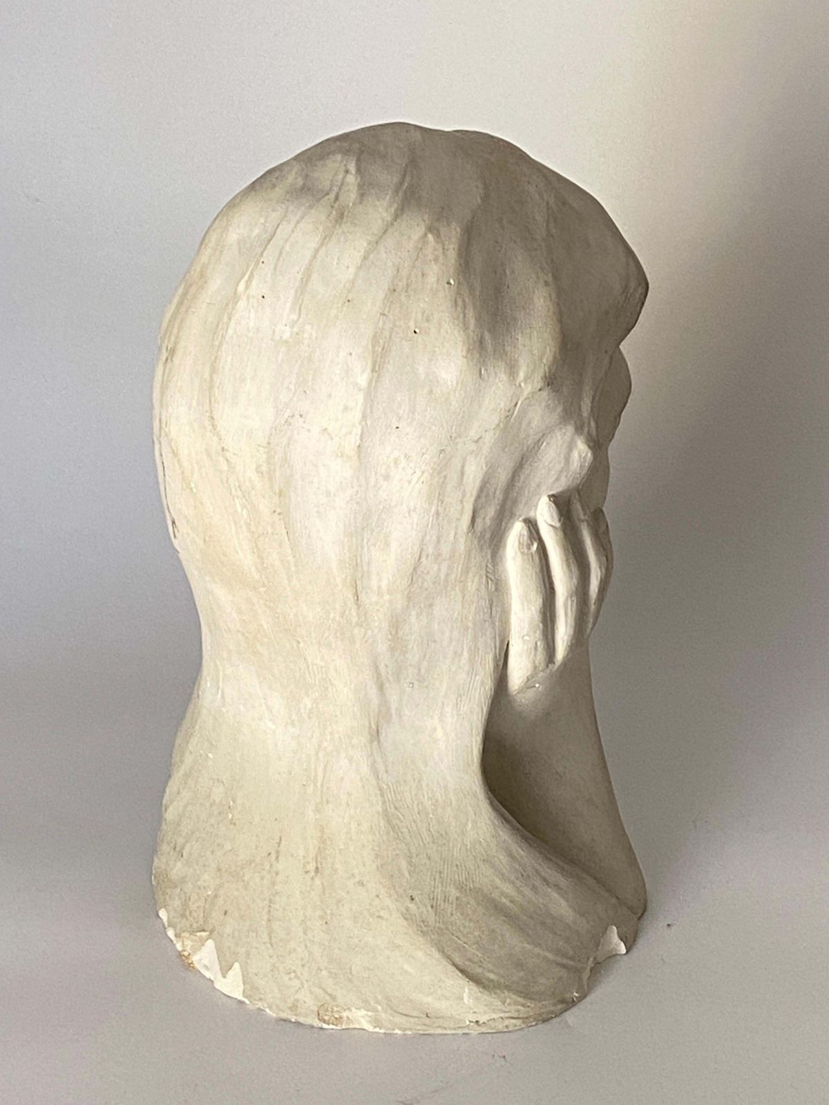 Plaster Sculpture, Art Deco Period, Jan & Joel Martel Style, France, Circa 1930 photo vintage