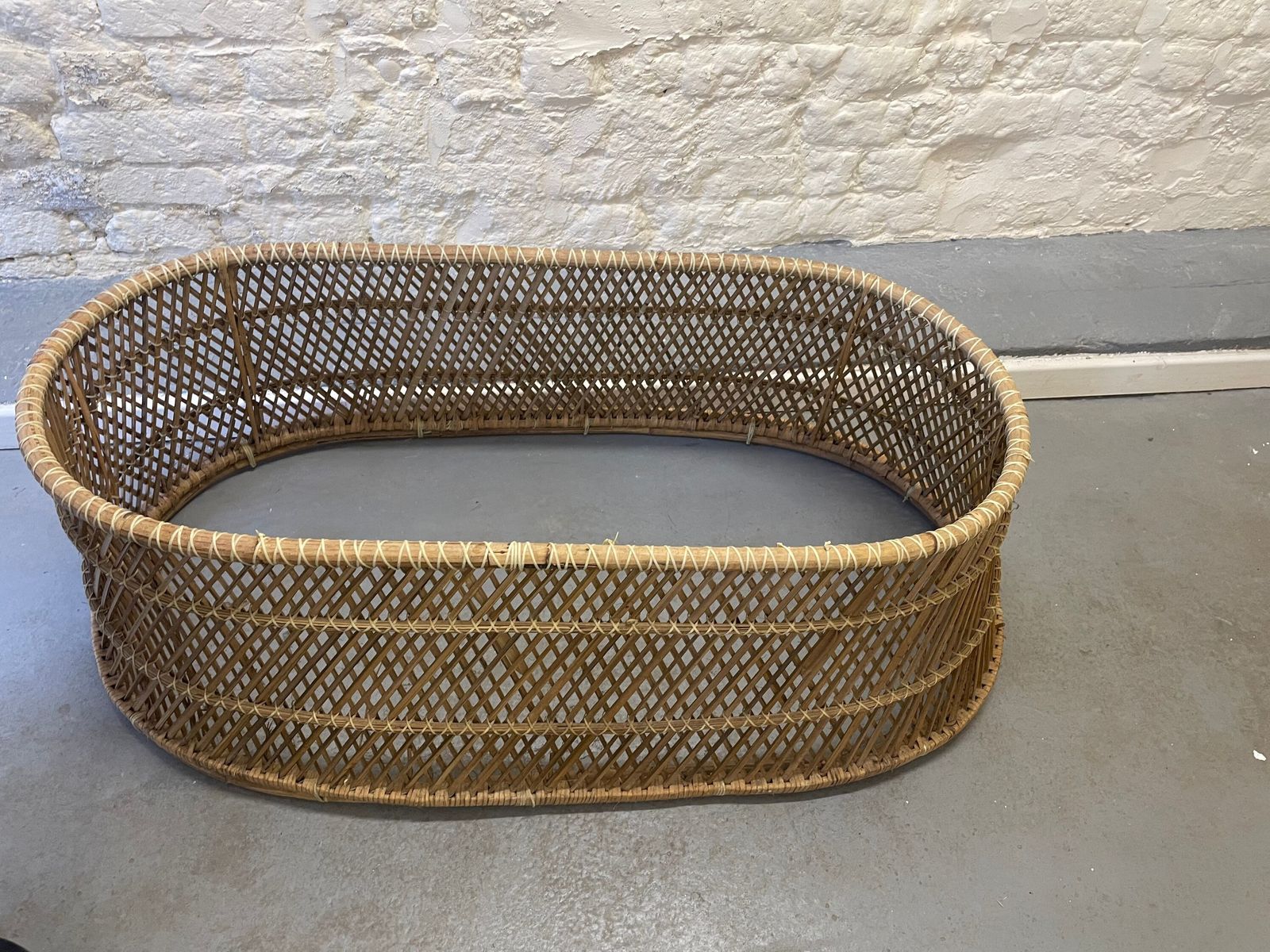 photo furniture Wicker Loveseat Sofa Boho Tiki