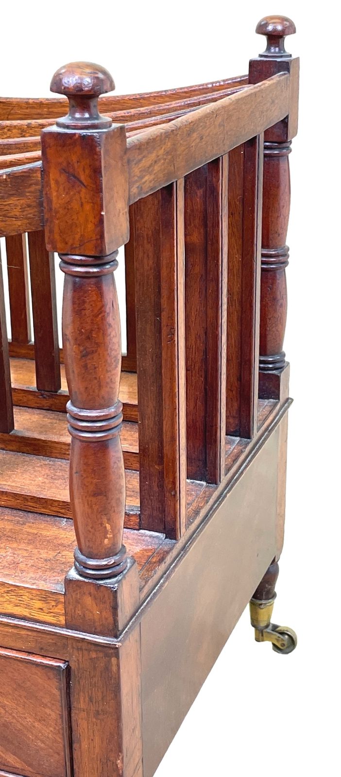 Regency Mahogany Boat Shaped Canterbury (England, Circa 1820) photo Home Decor