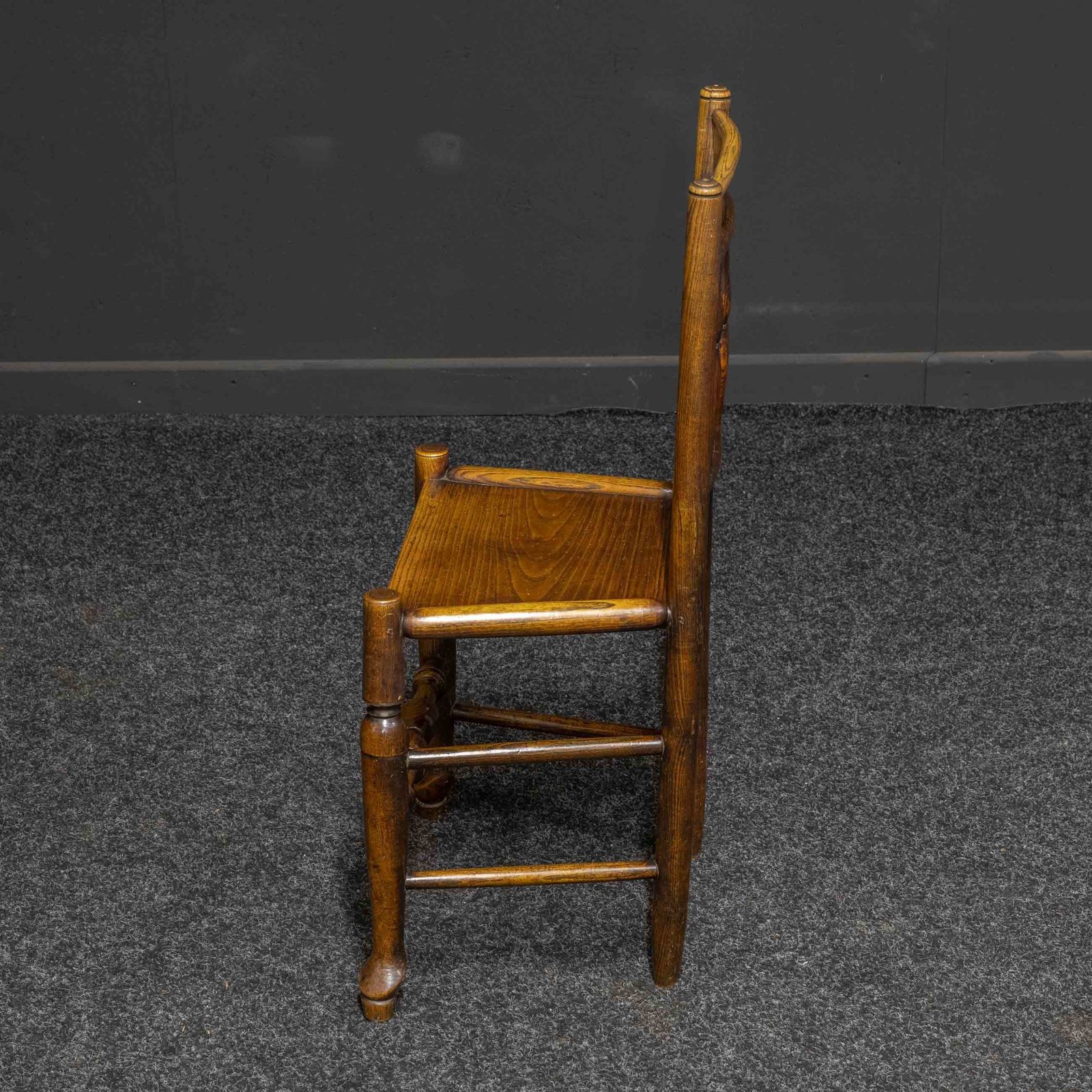 Set Of Sixteen 18th Century Country Chairs photo vintage