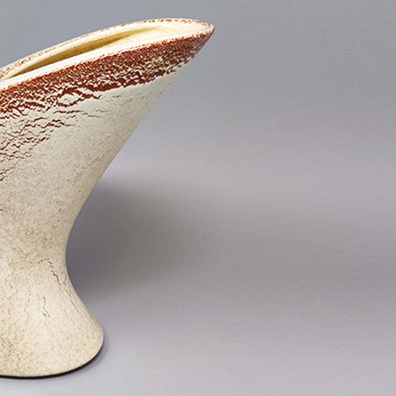 1960s Gorgeous Vase By Bertoncello In Ceramic. Made In Italy photo vintage