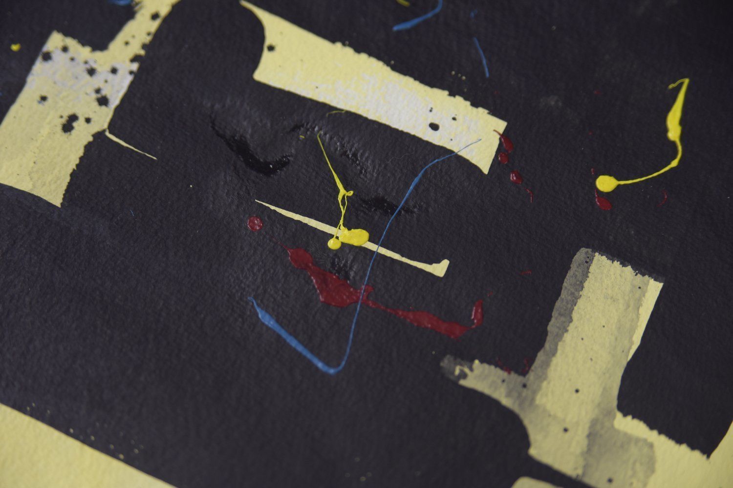 Björn Rönnquist, Composition, Original Acrylic On Paper, 1980s photo furniture