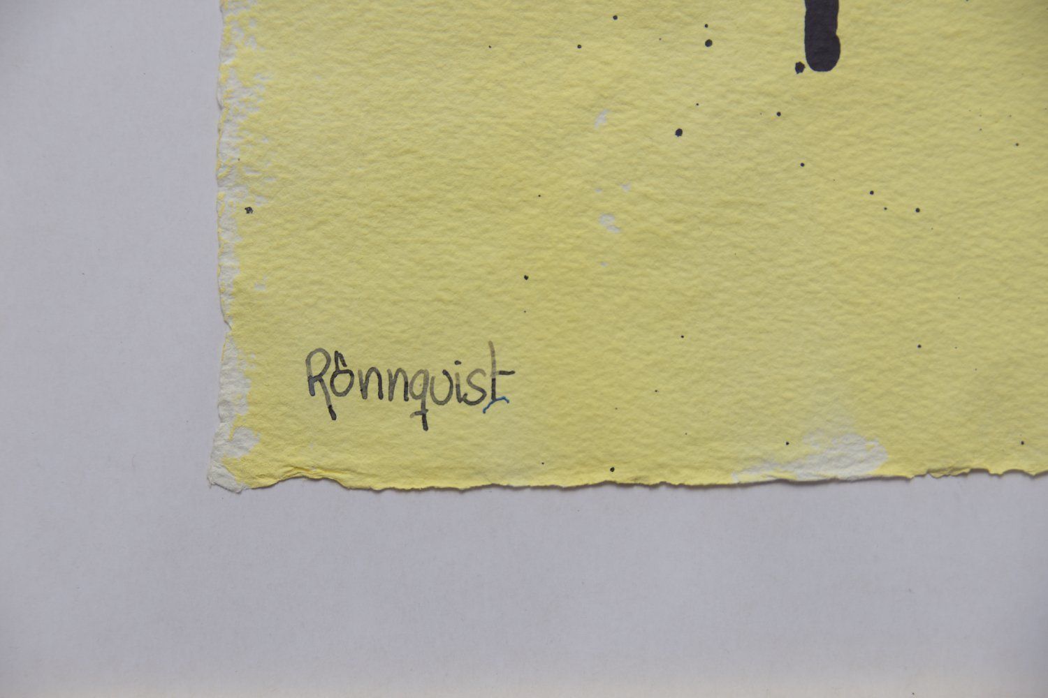 Björn Rönnquist, Composition, Original Acrylic On Paper, 1980s photo buy