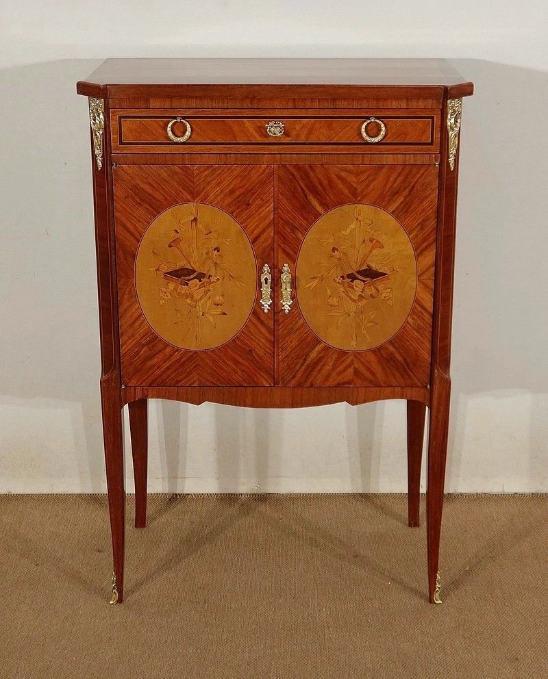 Cabinet In Precious Wood, Louis XV / Louis XVI   Early 20th Century photo Furniture