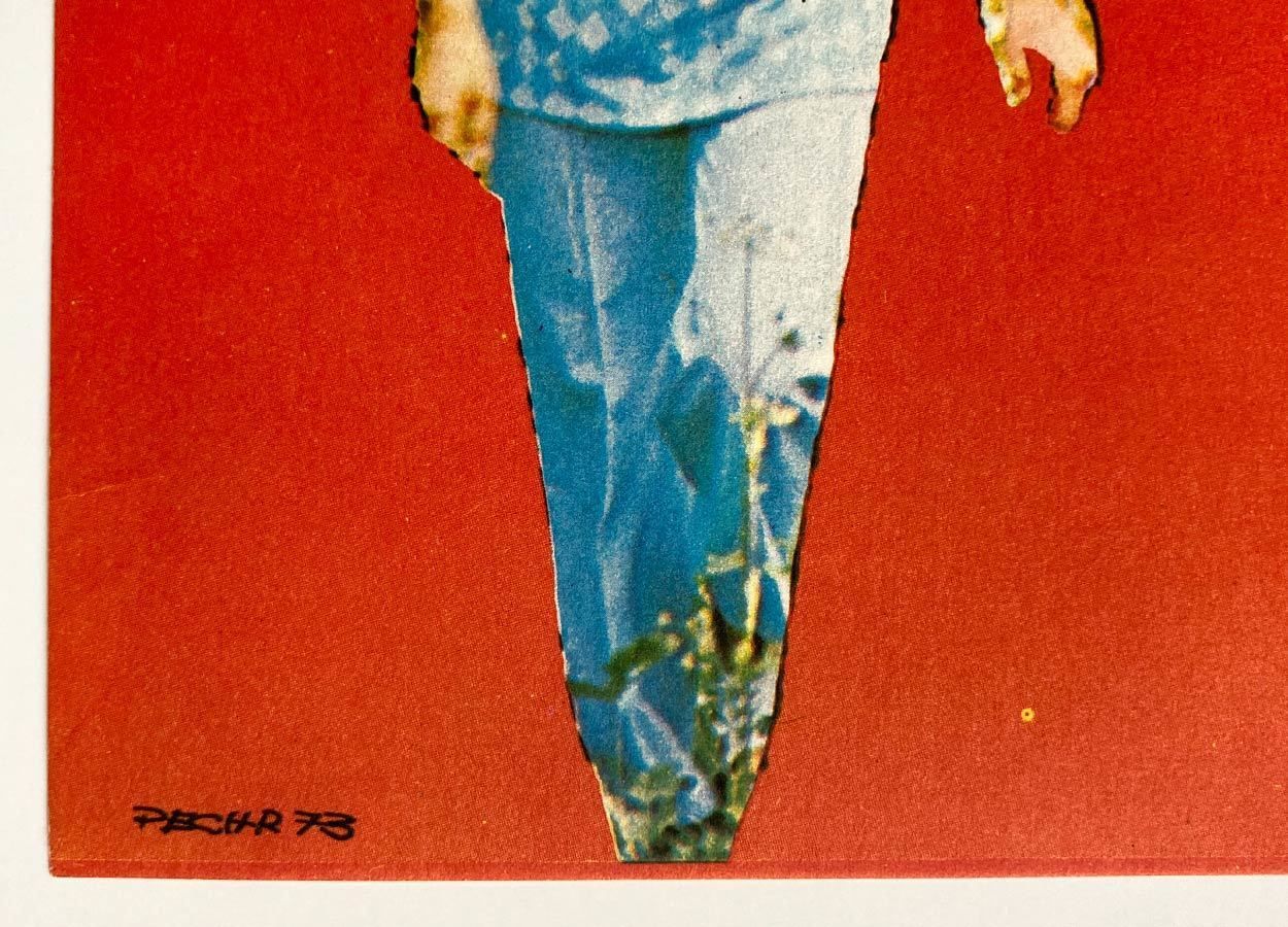 Original Film Poster, These Small Trips, čestmír Pechr, 1973, Genuine Czech Vintage Print photo Art