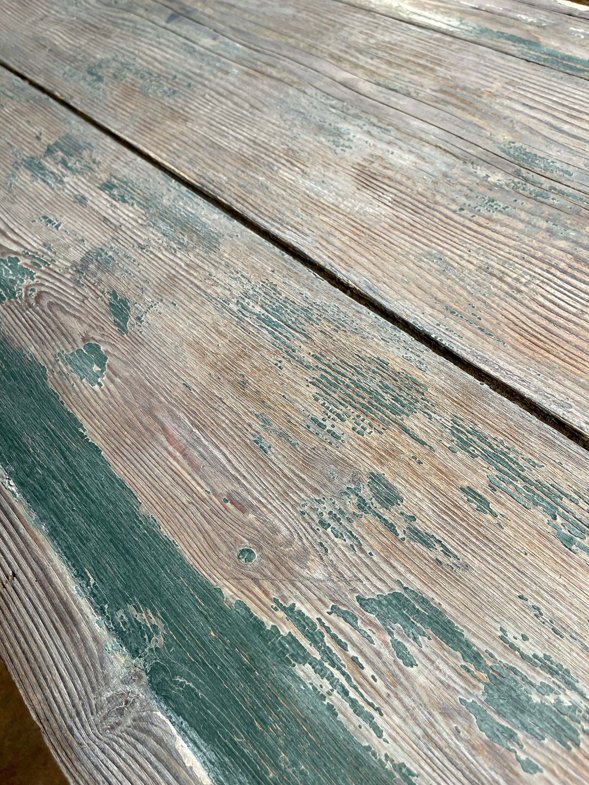 Fabulous Large 2.6 Metre Antique French Limed Oak “A” Frame Provincial Vendange Wine/Tavern Tasting Table Circa 1890 photo buy
