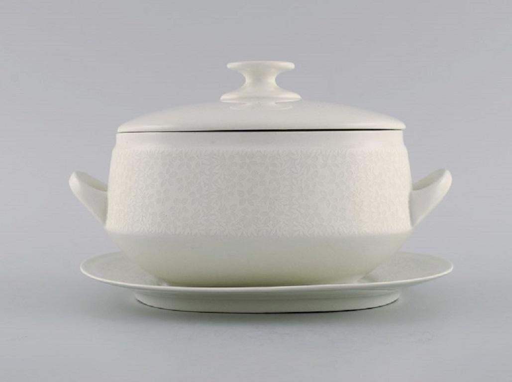 Raija Uosikkinen For Arabia  Pitsi Lidded Tureen With Saucer photo for sale