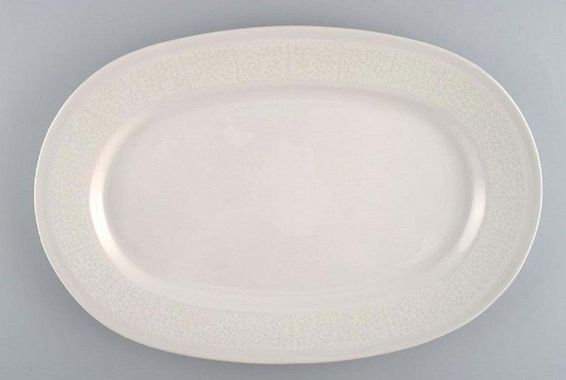 Raija Uosikkinen For Arabia Two Pitsi Serving Dishes With Flower Decoration photo furniture