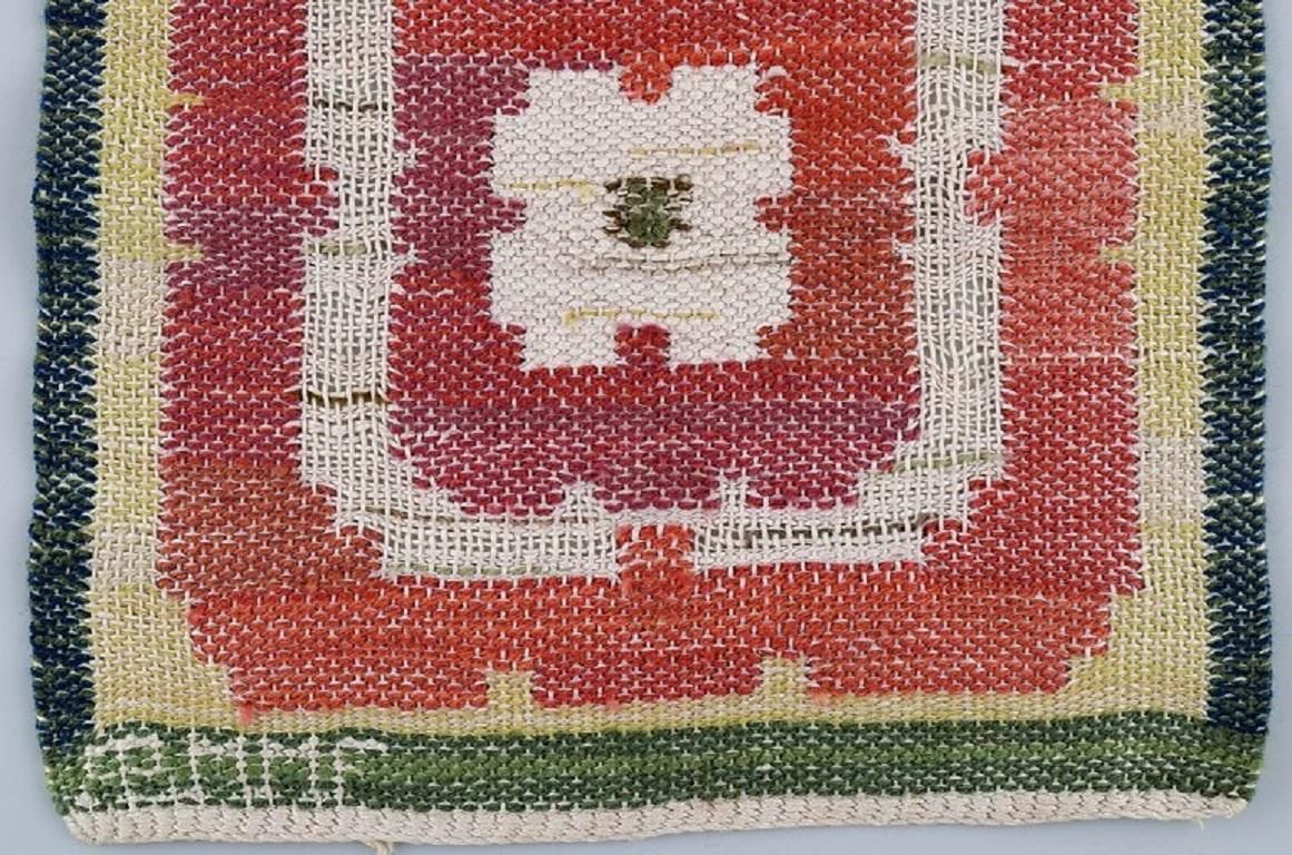 Märta Måås Fjetterström, Sweden, Hand Woven Wall Rug Of Wool photo furniture