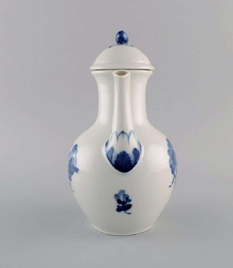 Royal Copenhagen Blue Flower Braided Coffee Pot, 1960's photo for sale