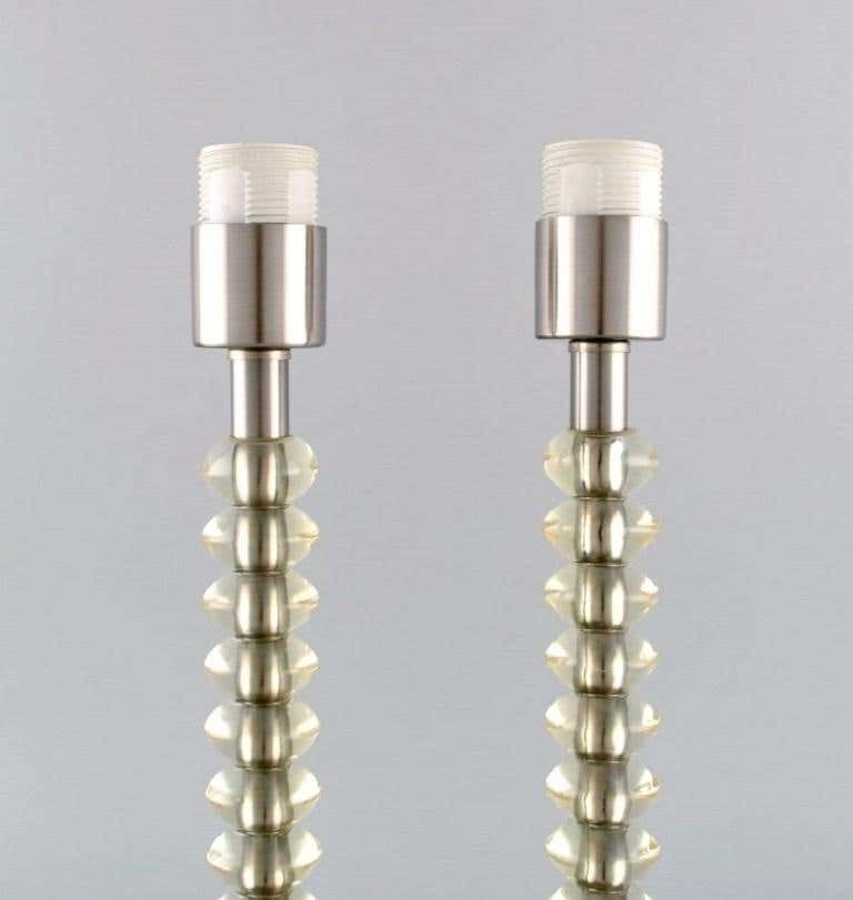 Scandinavian Designer, A Pair Of Vintage Table Lamps, 1970s photo Lighting