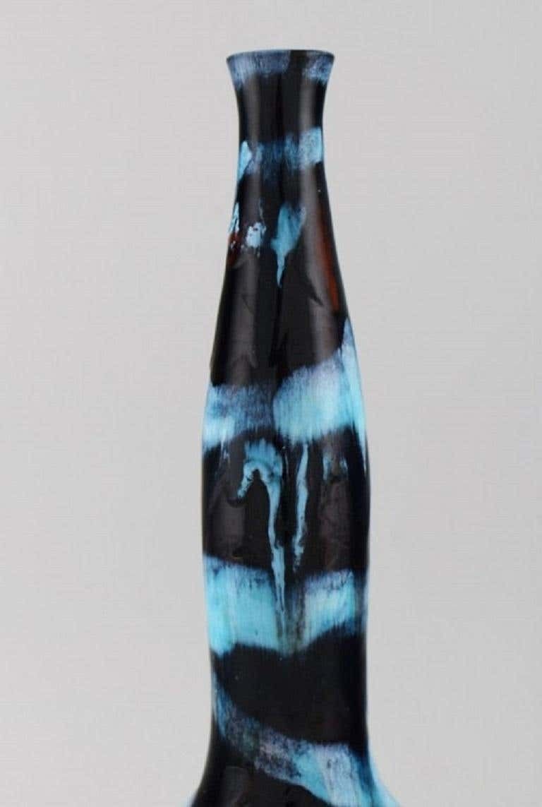 Otello Rosa For Miracoli, Venezia, Large Unique Vase In Glazed Stoneware photo Home Decor