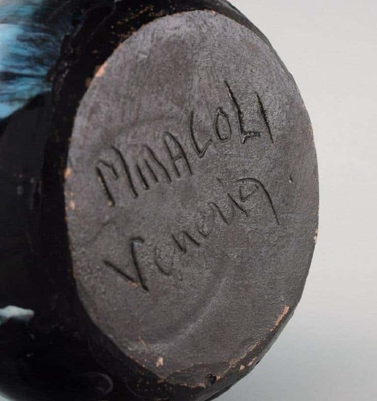Otello Rosa For Miracoli, Venezia, Large Unique Vase In Glazed Stoneware photo buy