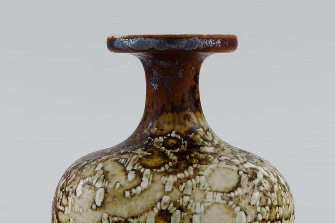 Stig Lindberg For Gustavsberg Studiohand, Vase In Glazed Ceramics photo 325.0
