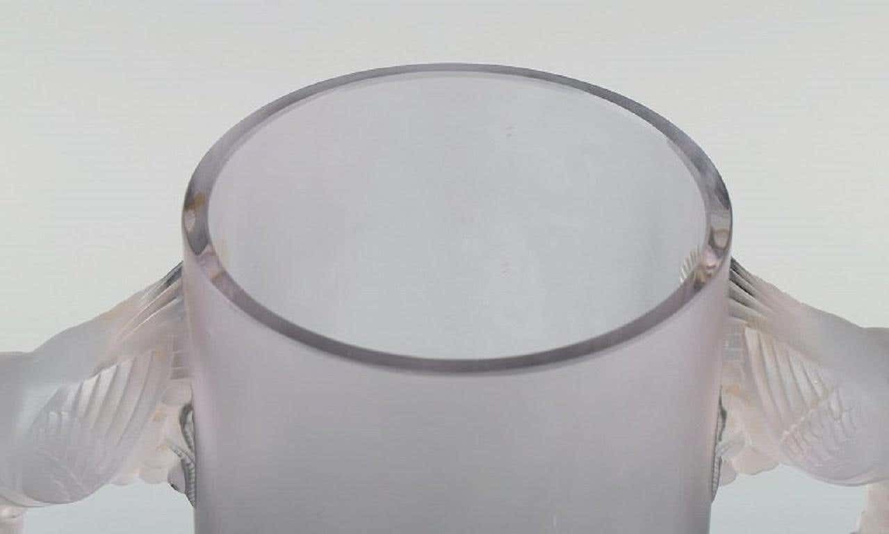 René Lalique, France, Rare And Early "Sylvia" Vase photo vinterior