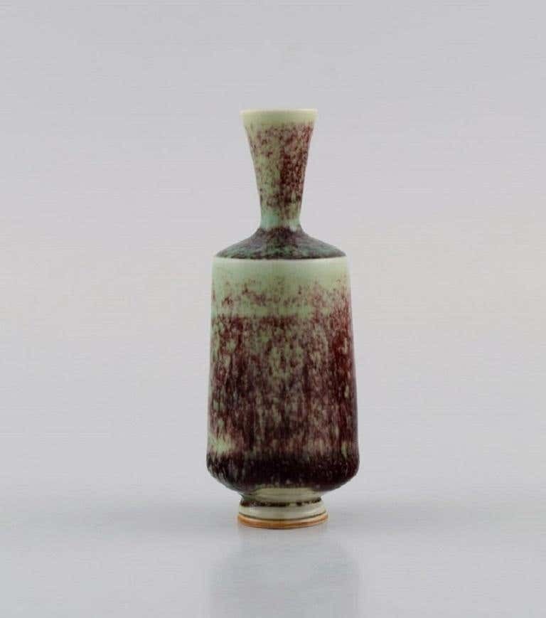 Berndt Friberg For Gustavsberg Studiohand, Miniature Vase, 1970s photo for sale