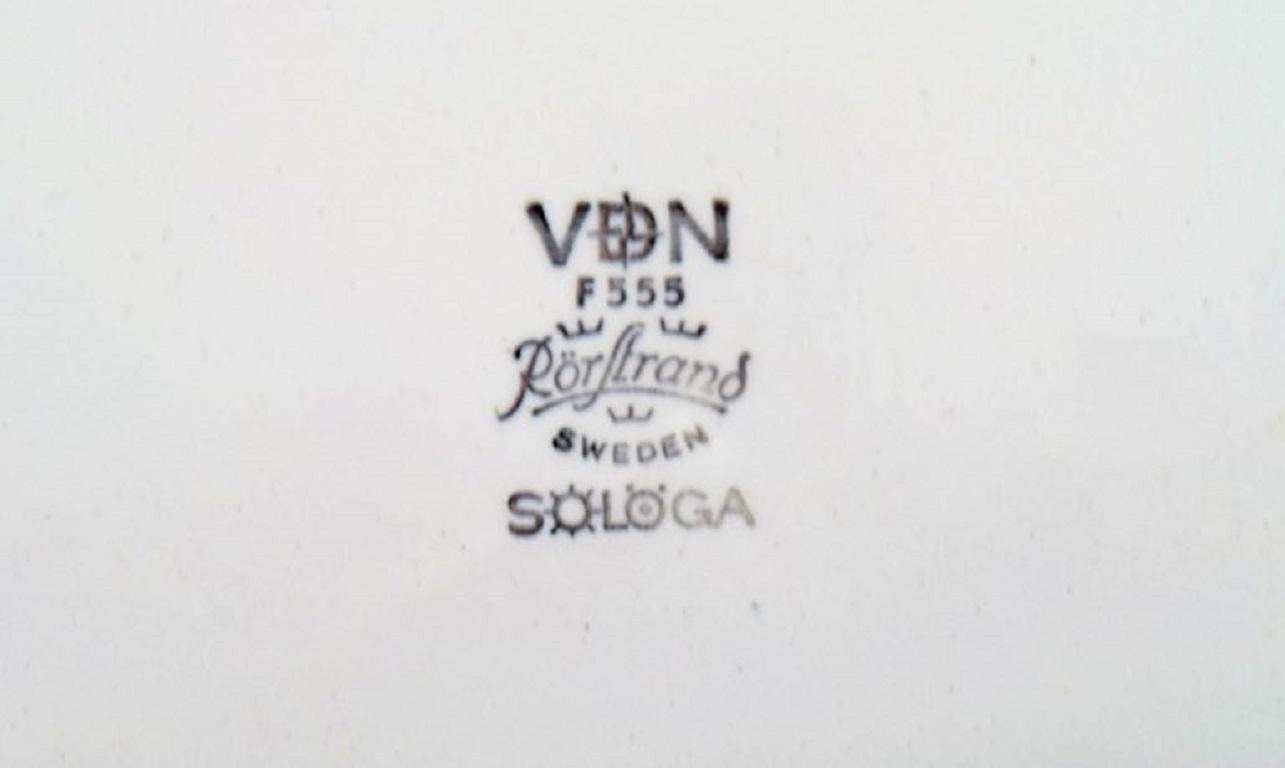 Carl Harry Stålhane '1920 1990' For Rörstrand, Seven Solöga Dinner Plates photo Home Decor