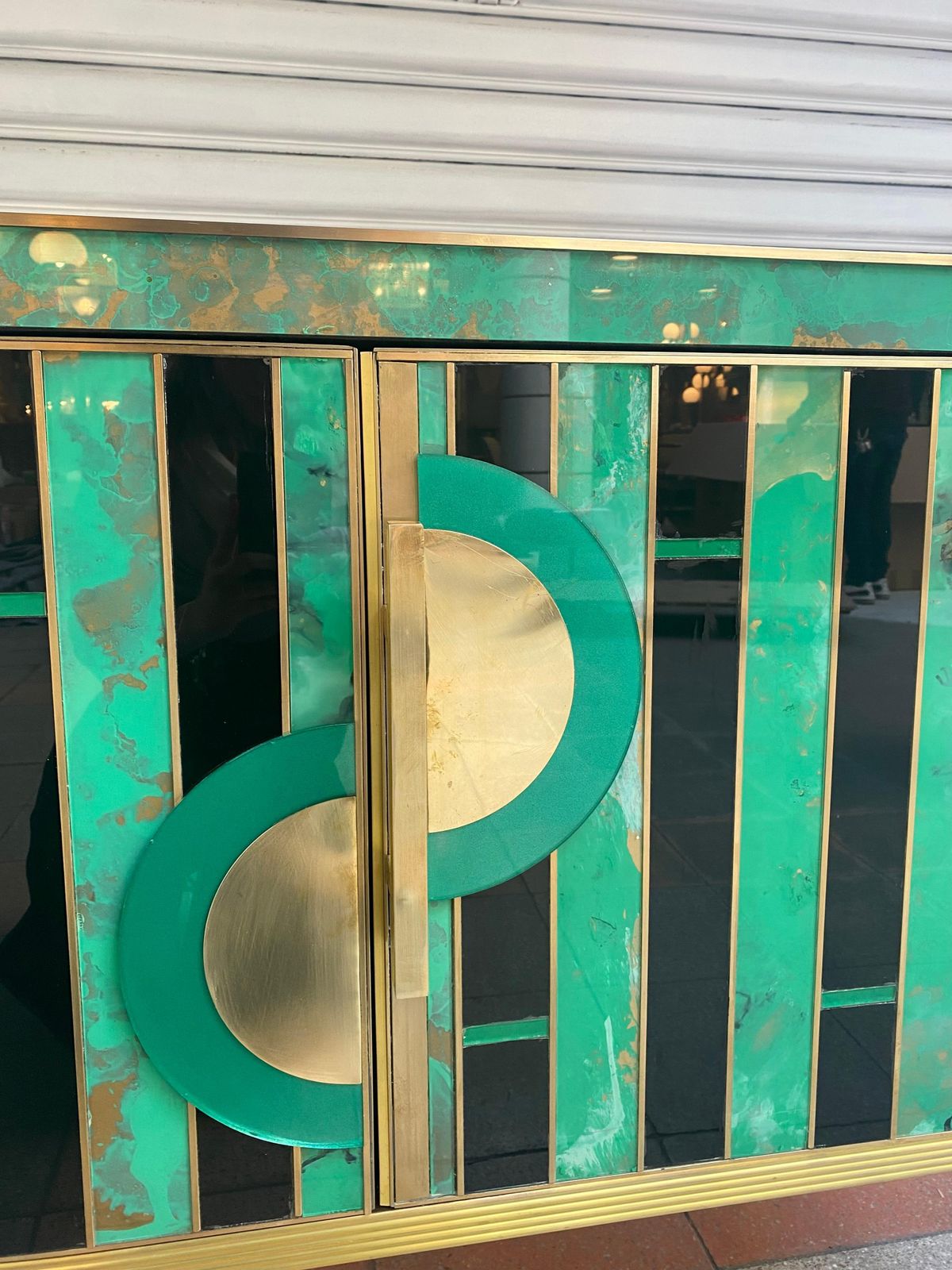 Green Murano Glass Chest Of Drawers photo buy