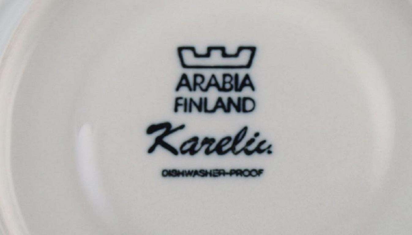 Anja Jaatinen Winqvist For Arabia Five Karelia Coffee Cups With Saucers photo 325.0