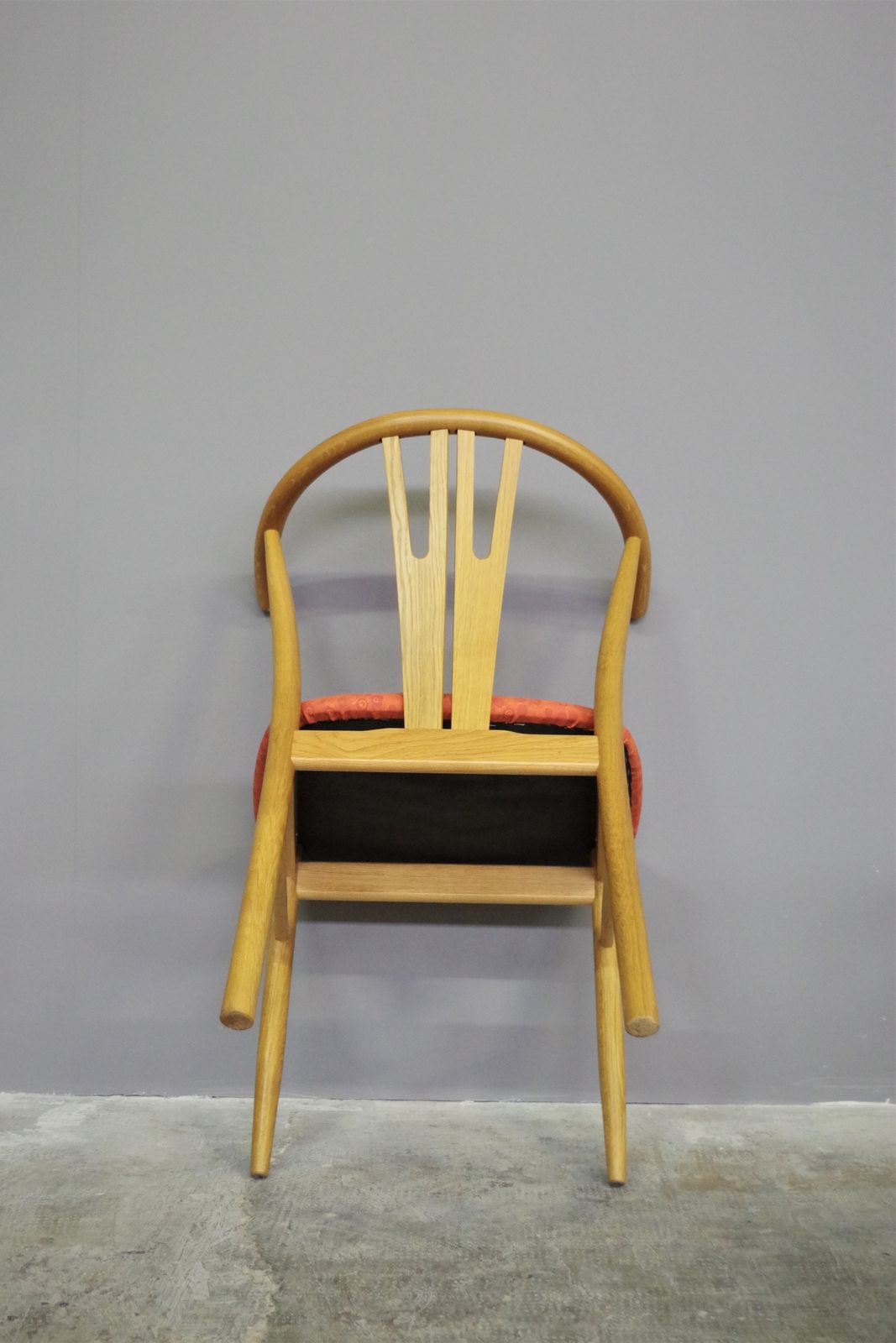 Set Of 11 New Modern Oak Chairs In Curved Wood photo vintage