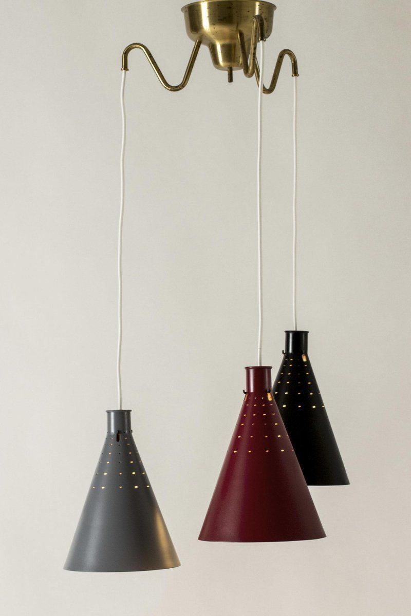 Modern Scandinavian Ceiling Lamp By Alf Svensson For Bergboms, 1950s photo 2222.0
