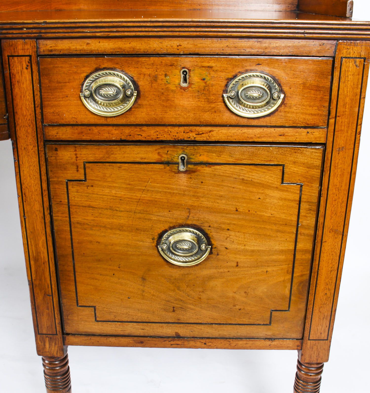 Antique George III  Mahogany And Line Inlaid Sideboard Ca 1790 photo buy