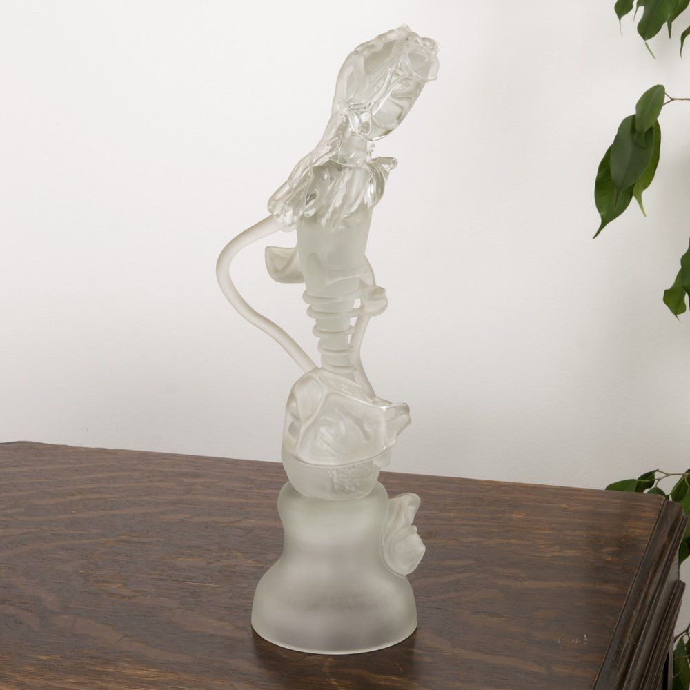 photo furniture Statuette Depicting A Madonna In Artistic Glass By Ion Tamaian