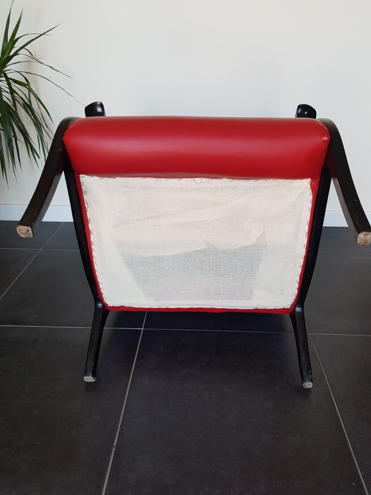 Italian Ezio Longhi 50s Mid Century Armchair For Elam 2 Available photo vintage