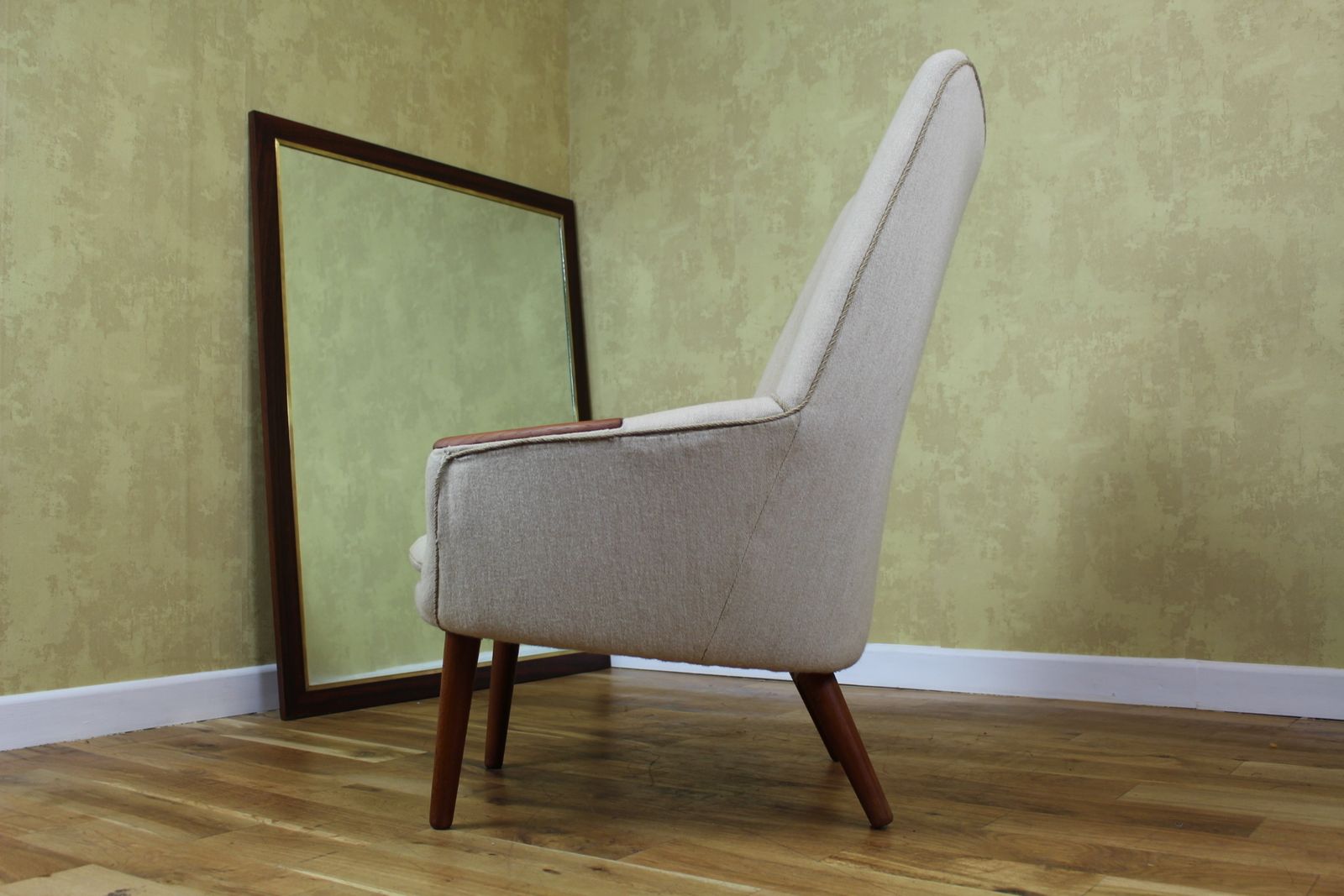 Kurt Ostervig High Back Teak Armchair By Rolschau Mobler Model 58 photo Furniture