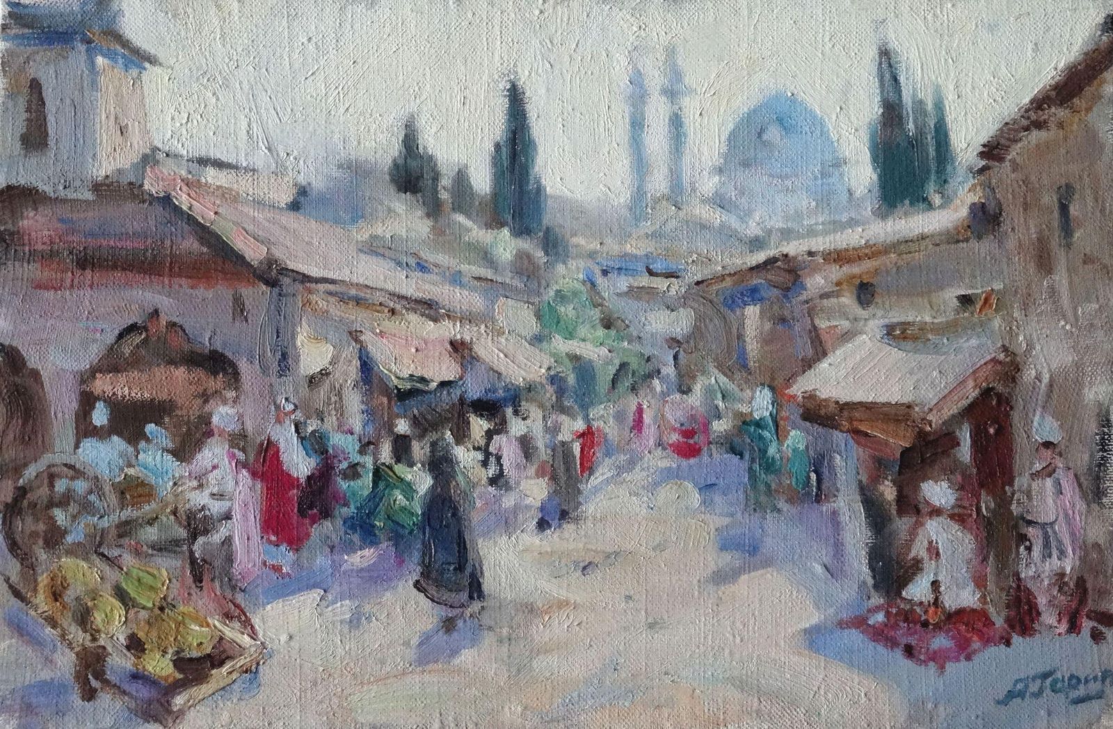 Aleksey Garin Bukhara. 1995, Oil On Canvas,