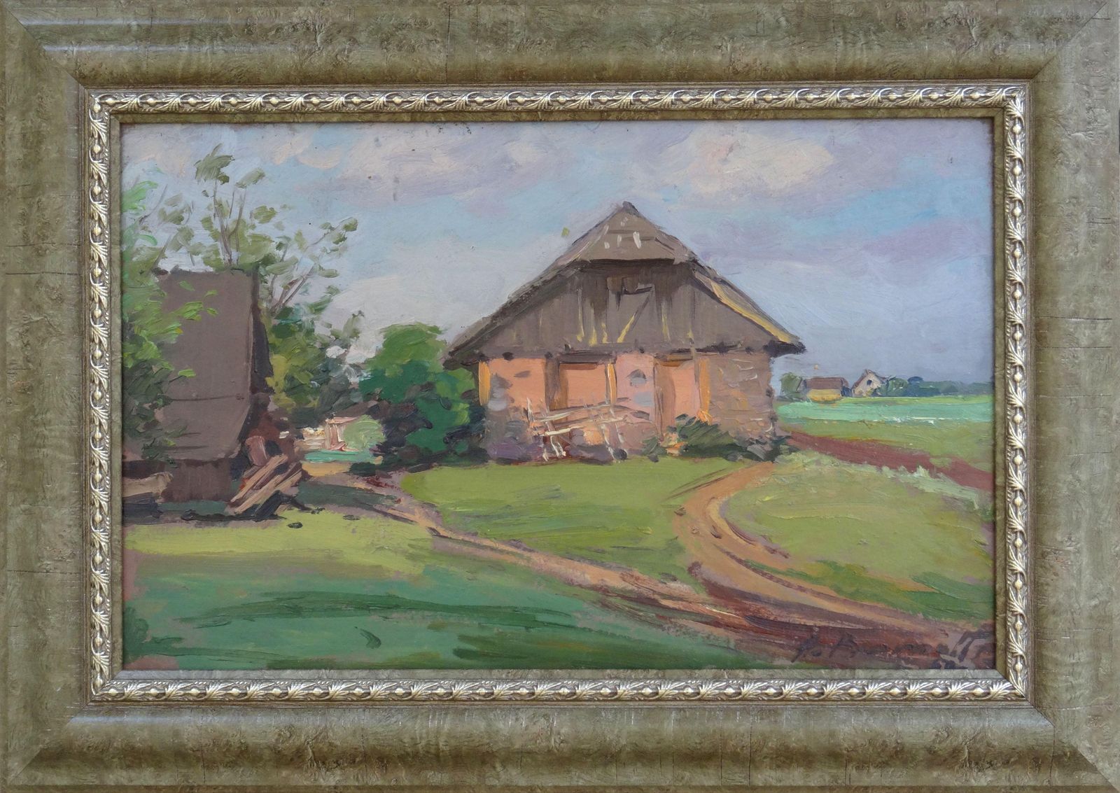 Rural Life 1970s Cardboard Oil photo furniture
