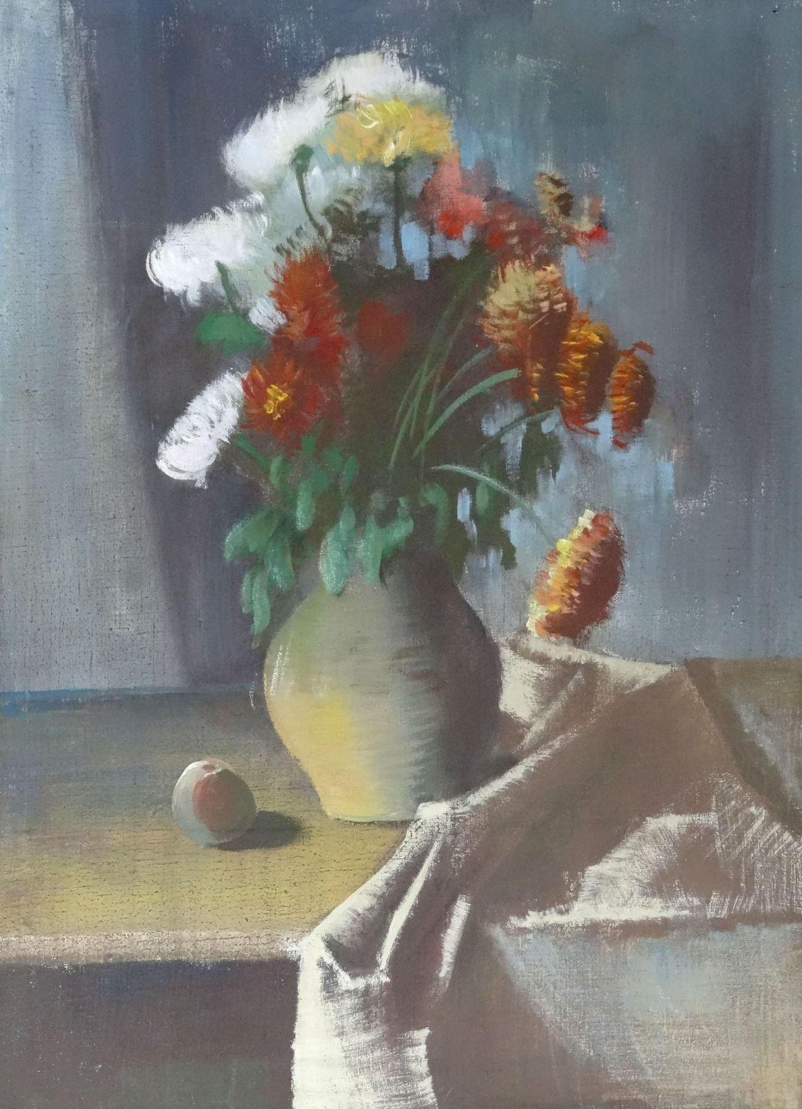 Guntis Strupulis Still Life With Flowers. Oil On Canvas