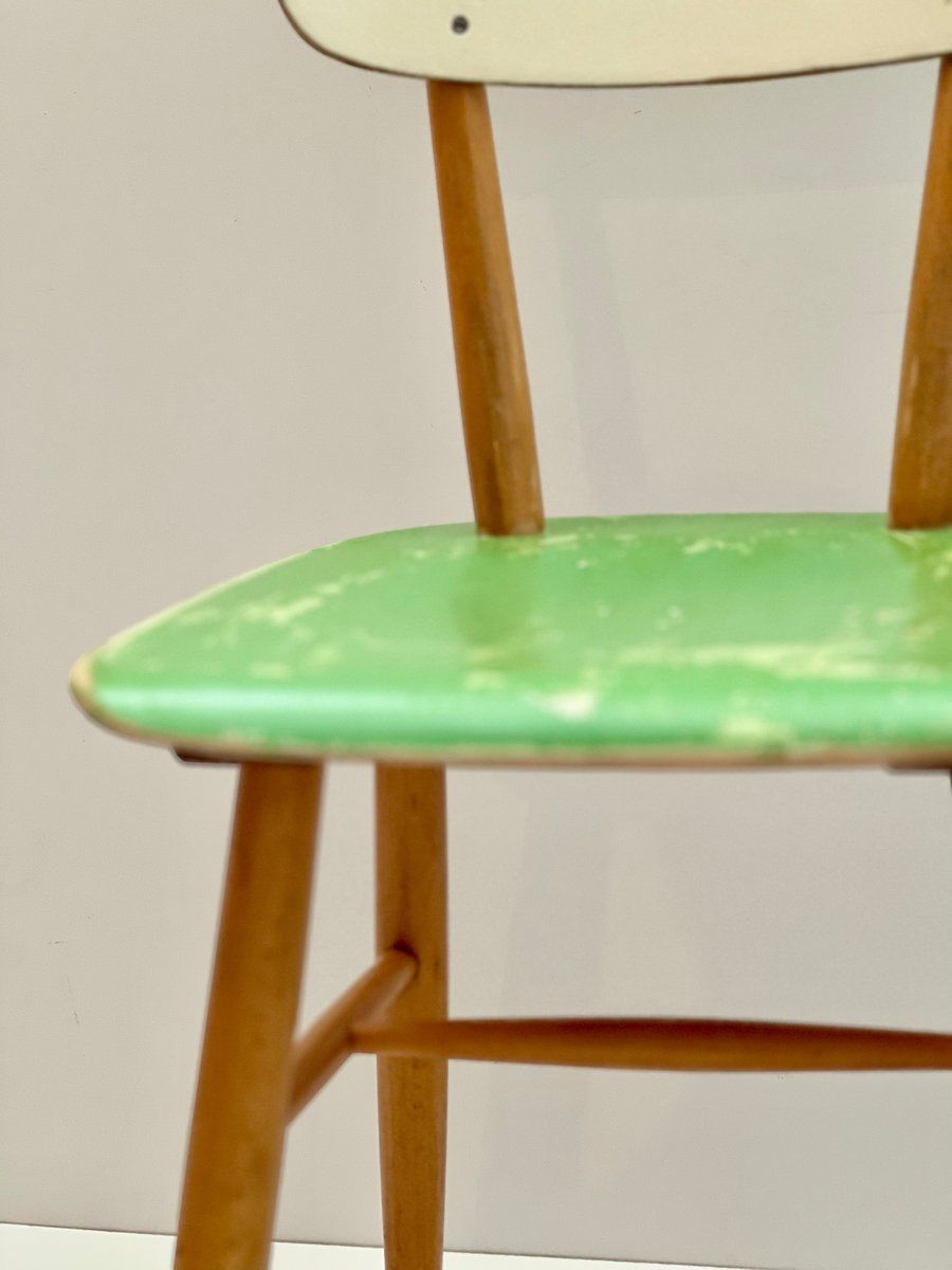 768.0 Eetkamerstoelen Van Ton, Ca. Jaren 1960, Set Van 4 photo
