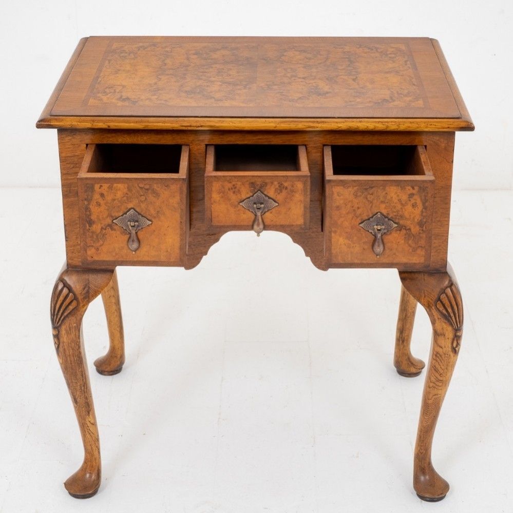 Walnut Queen Anne Style Lowboy Chest photo Furniture