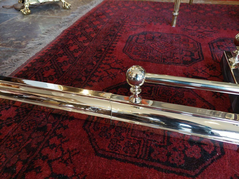 Adjustable Brass Fire Curb Fender photo 380.0