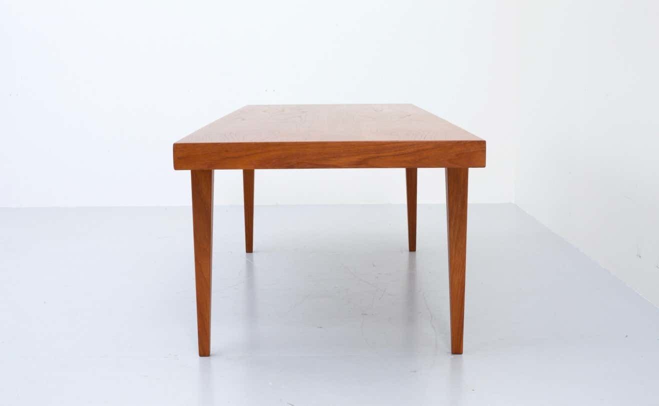 Large Coffee Table In Teak By Severin Hansen For Bovenkamp, Denmark, 1960s photo for sale