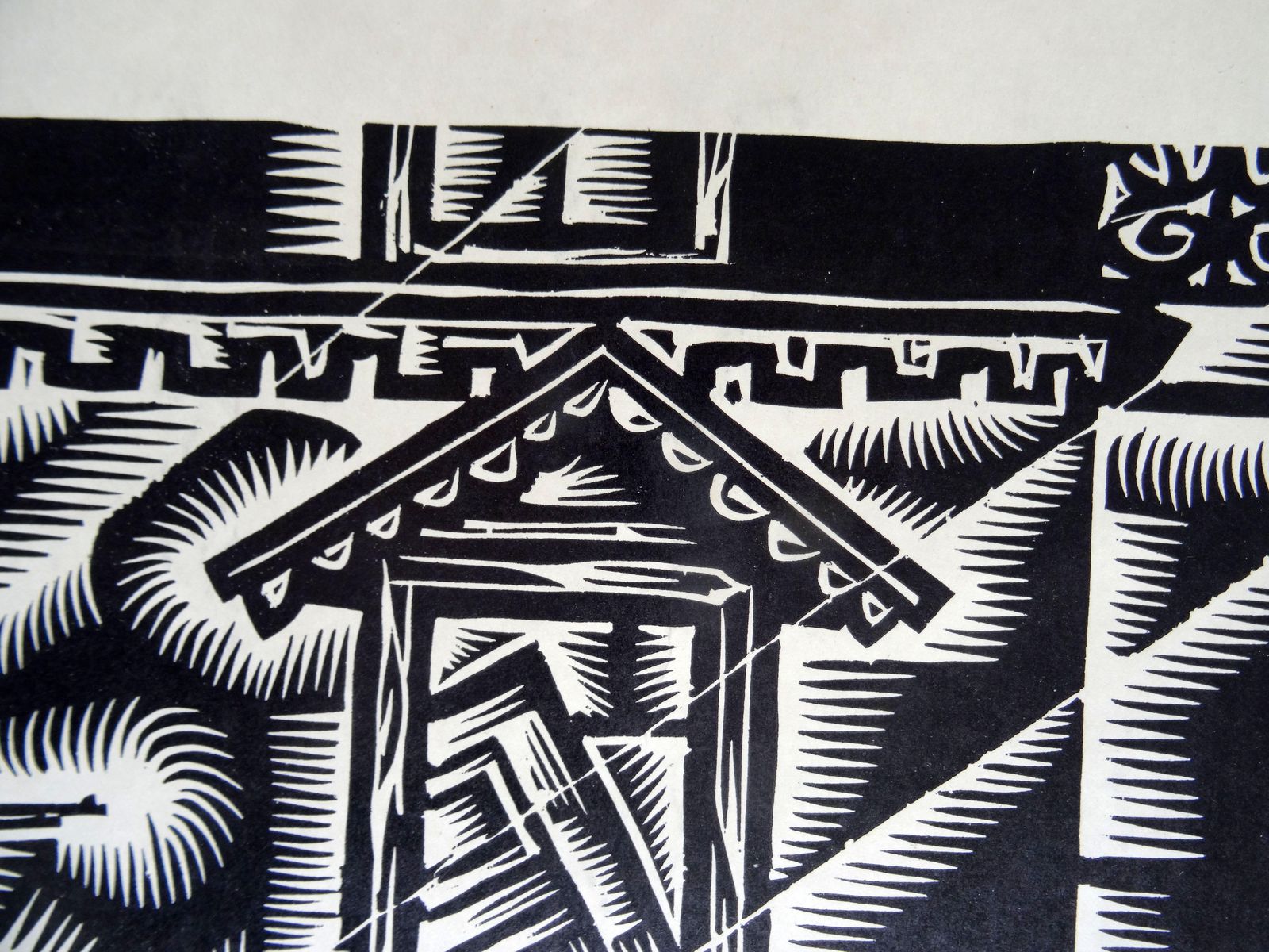 Dainis Rozkalns Kazan. 1972, Linocut. photo buy