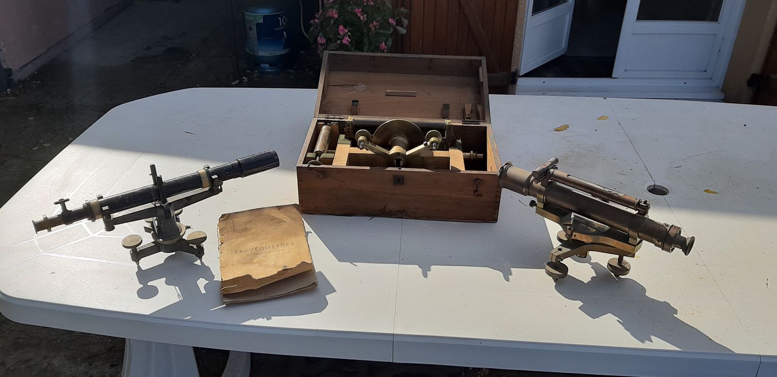Lot Of 3 Theodolites And Tacheometer