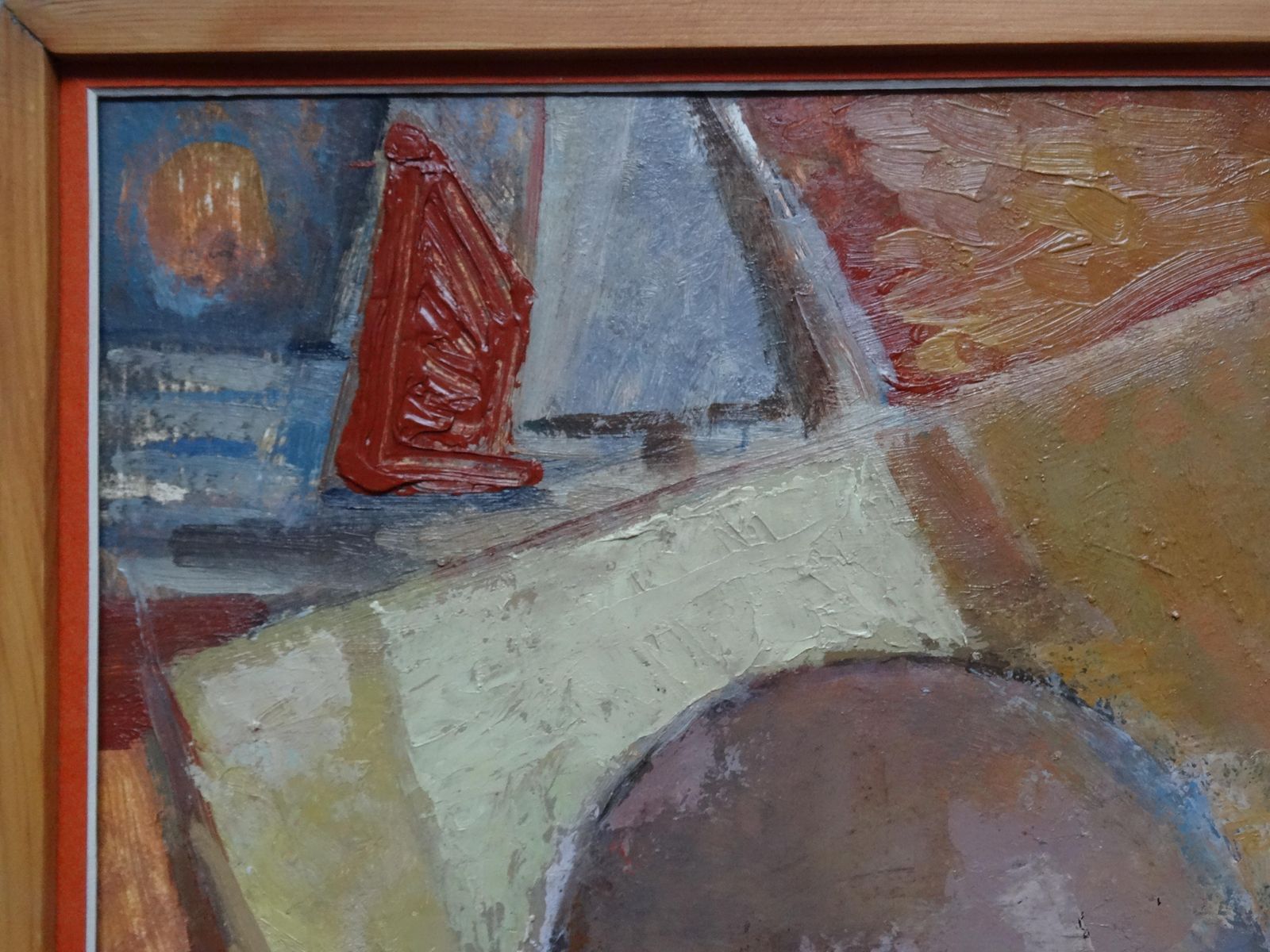 Aleksandra Belcova Painter's Family. Oil On Cardboard photo furniture