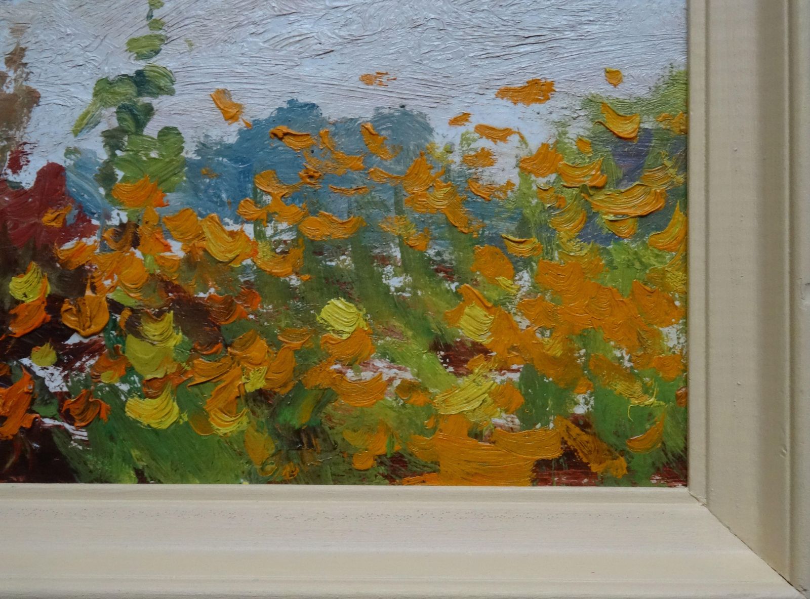 Alfejs Bromults At Sun. 1982, Oil On Cardboard,  1982 photo Art
