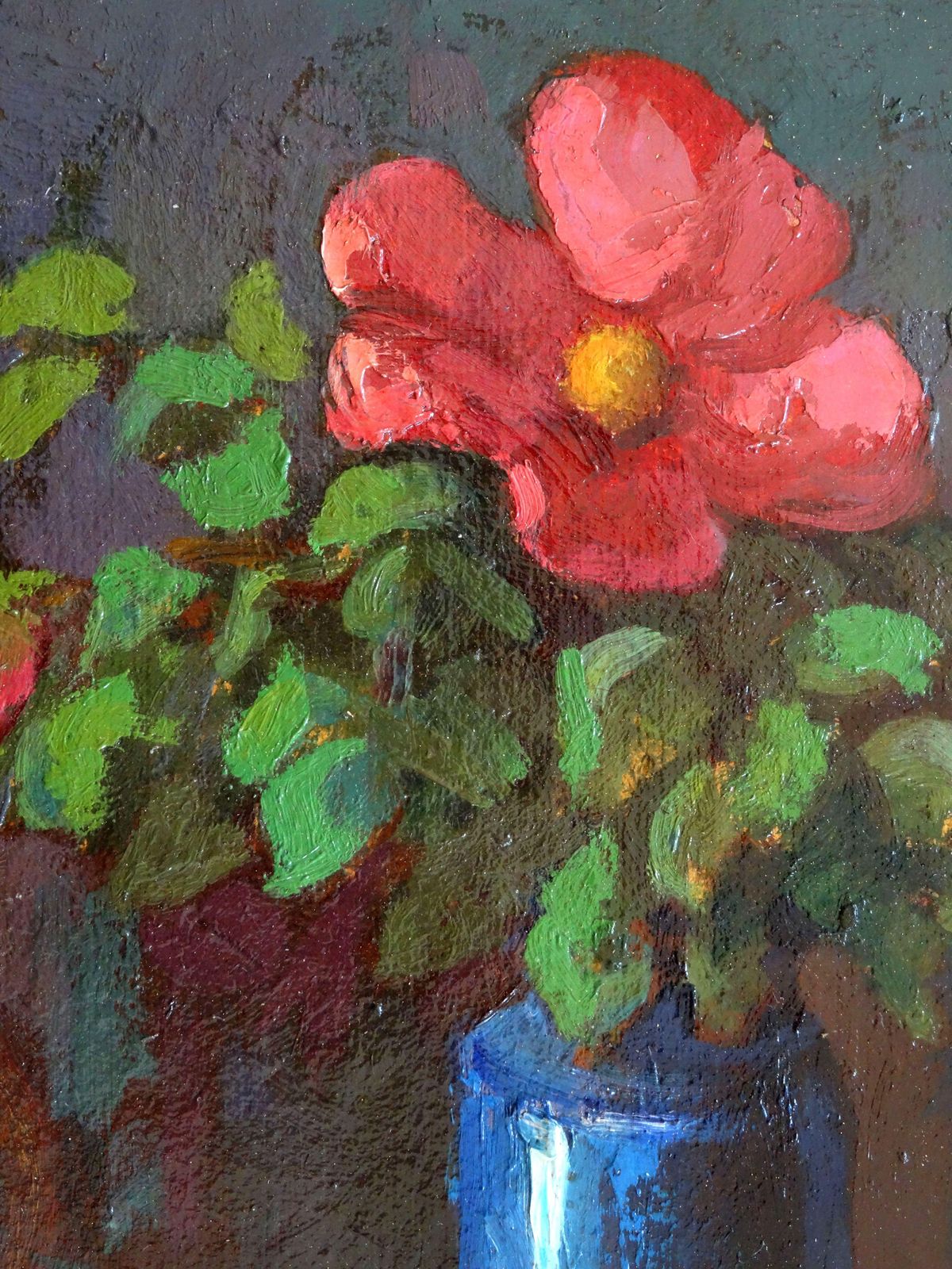 Nikolay Kulainis Rosehip. Oil On Cardboard photo Art