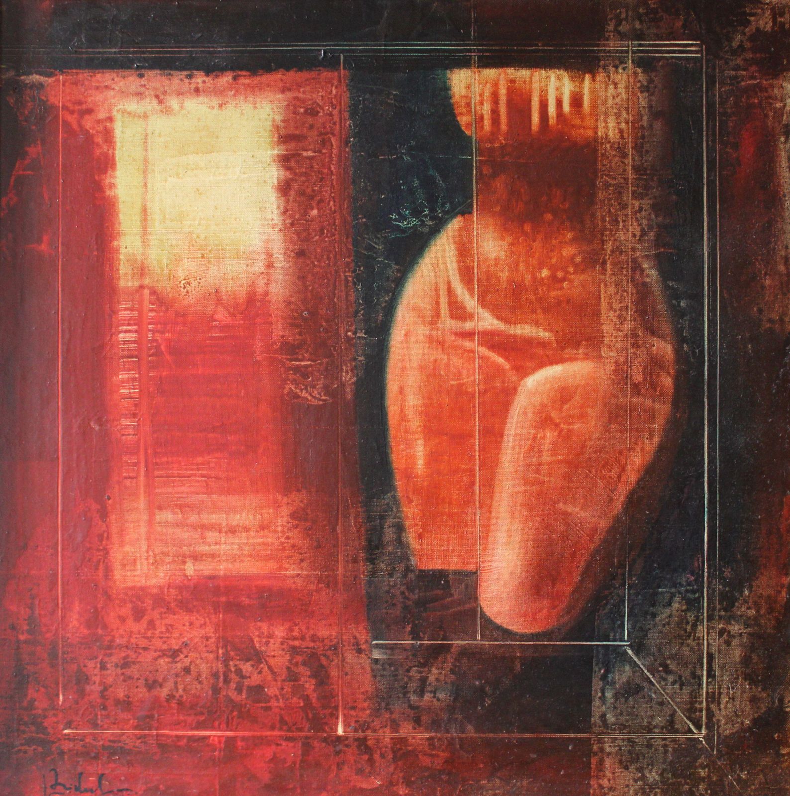 Juris Zvirbulis Transcendental Vision. Oil On Canvas,