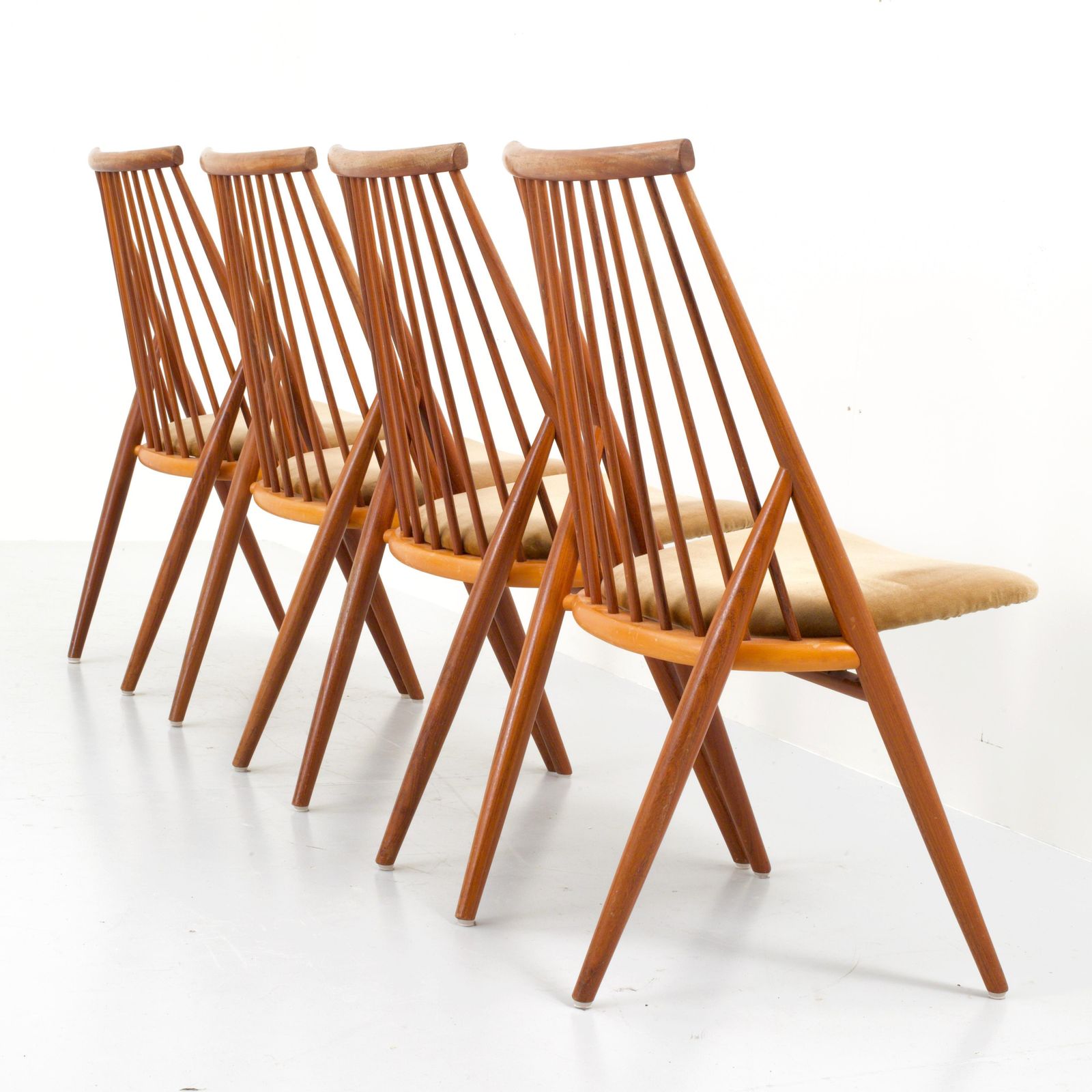 Set Of 4 Flamingo Chairs By Thea Leonard For Nassjo Stolefrabrik