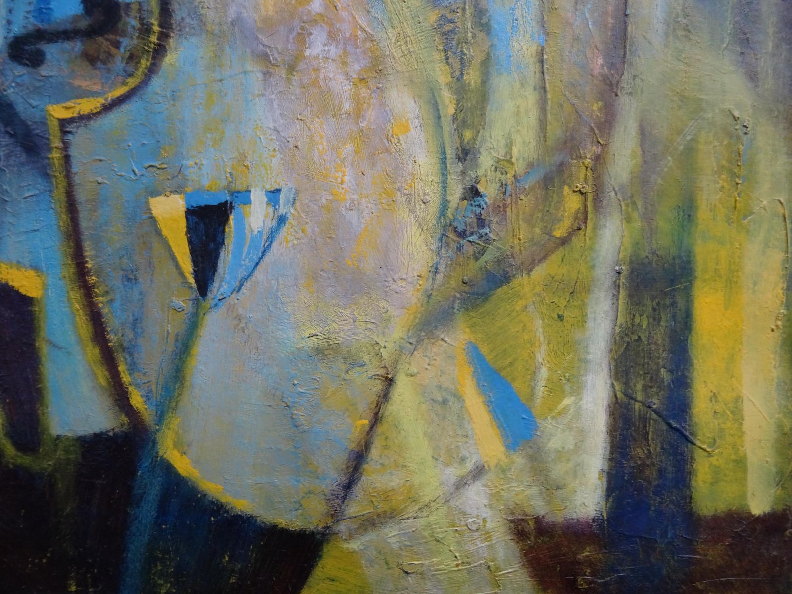 Uldis Krauze Musical Mood. 1998. Oil On Cardboard photo 656.0