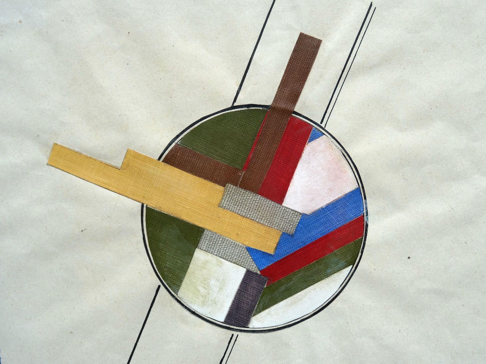 Gustav Klucis Suprematist Composition. Paper/Gouache 1919 photo Art