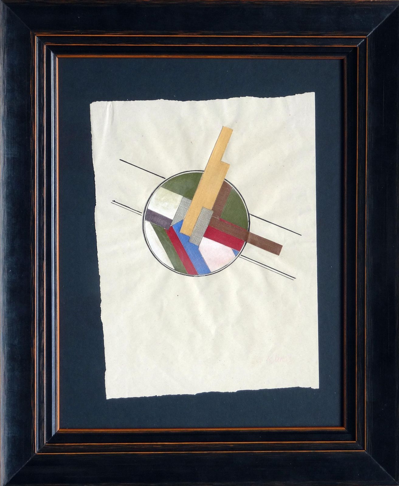 Gustav Klucis Suprematist Composition. Paper/Gouache 1919 photo vinterior