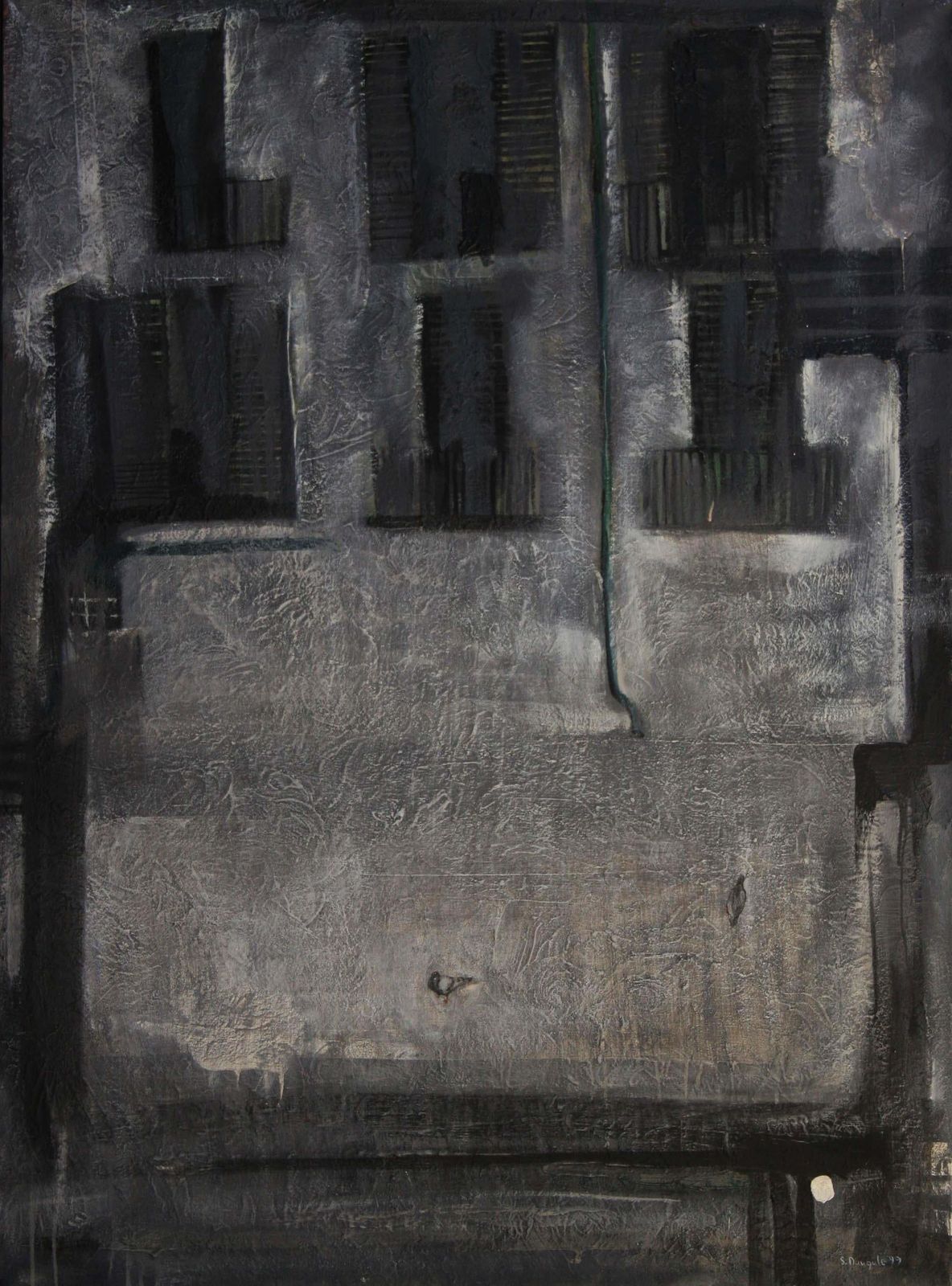 Sigita Daugule Pigeons In Winter. 1999. Oil On Canvas,